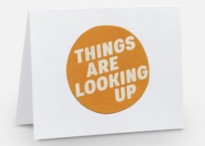 THINGS ARE LOOKING UP GREETING CARD SET (10)